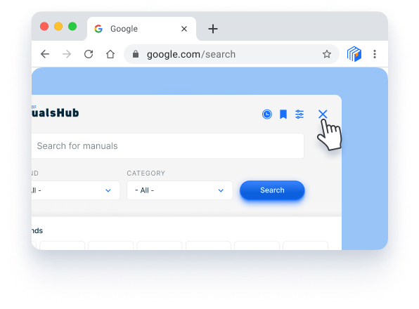 Closing the widget